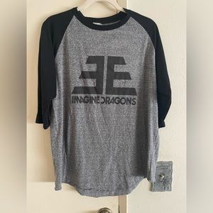 Imagine Dragons  2018 Evolve World tour raglan tee